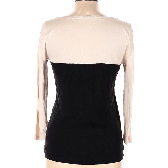 J Crew 3/4 Sleeve Color Block - Picture 2 of 2